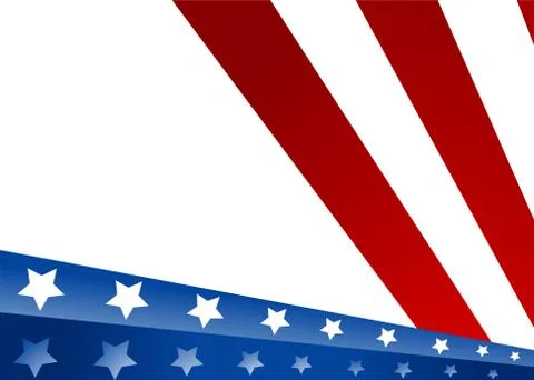 Usa flag in style vector Stock Illustration