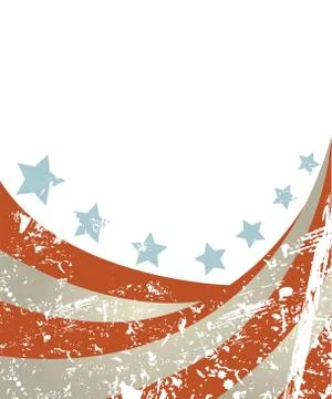 USA flag in style vector Stock Illustration