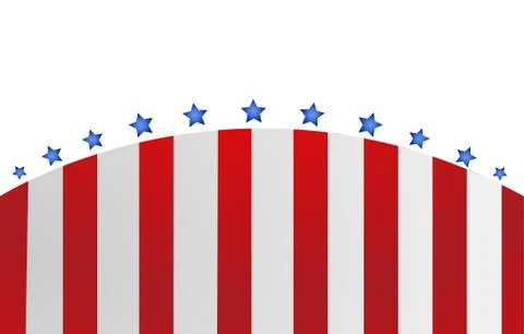 USA flag in style vector Stock Illustration
