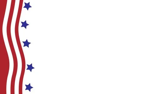 USA flag in style vector Stock Illustration