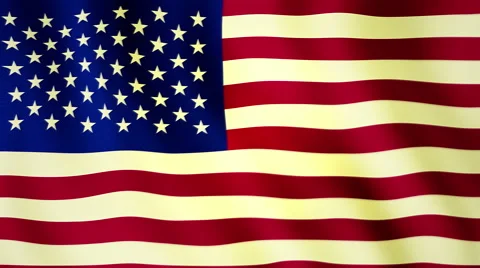 USA flag Ultra HD Video stock 47405897