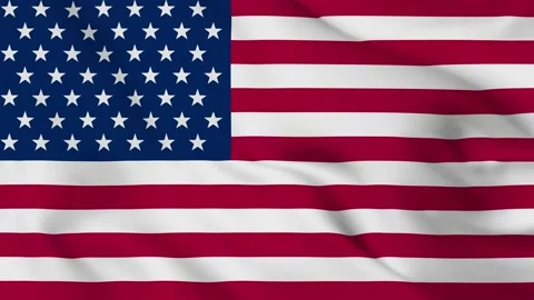 USA FLAG WAVING Stock Footage 136306085