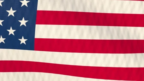 Usa flag waving white background loop 스톡 동영상 342966207