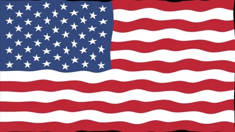 USA full screen flag Stock Footage 314676811