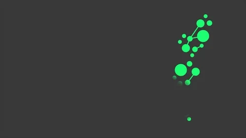 USA Green Map Networking Motion Graphic HD Stock Footage 71144870