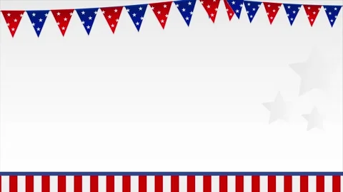 USA Independence Day Background Seamless looping animation, copy space area 스톡 동영상 290841508