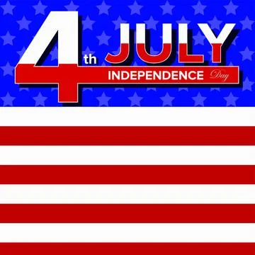 USA Independence Day, Stock Illustration