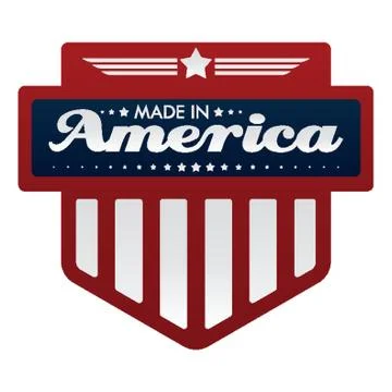 Usa Label Illustrazione stock