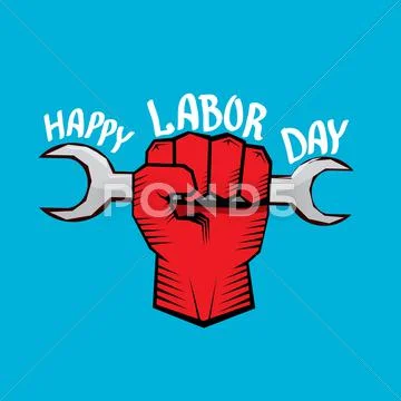 Usa Labor Day Vector Background