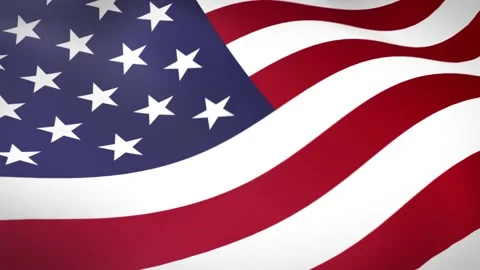 USA - Loopable Flags - Pack 1 Stock Footage 141807837