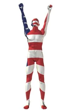 USA Man Stock Illustration