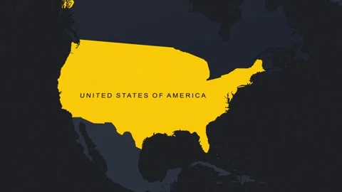 USA Map Background VERTICAL Definition 스톡 동영상 342794107