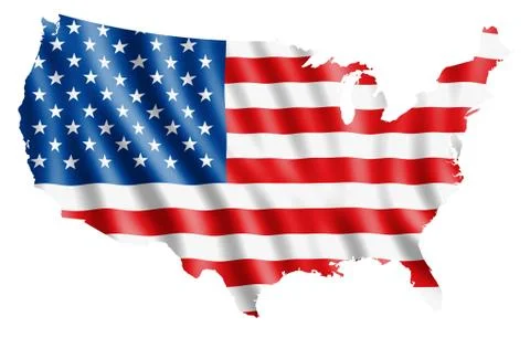 USA map path.jpg イラスト素材
