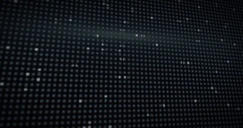 USA Map on TV Screen. United States of America Map formed by millions of Vídeo Stock 127969407