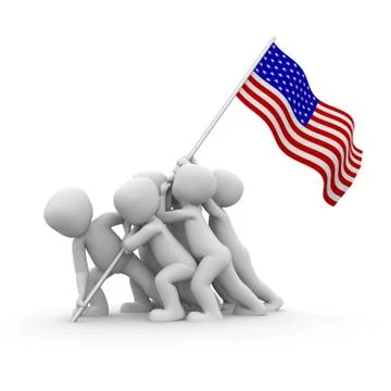 Usa memorial Stock Illustration