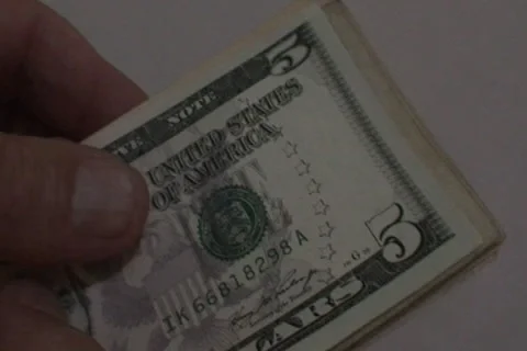 USA-MONEY-COUNT Stock Footage 1000466