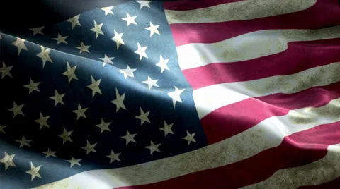 USA National Flag Stock Footage 34522080