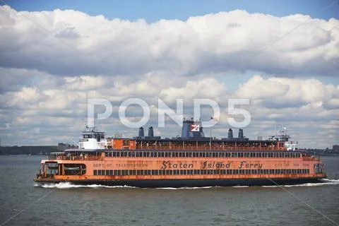 USA, New York City, Staten Island Ferry Stock Photos