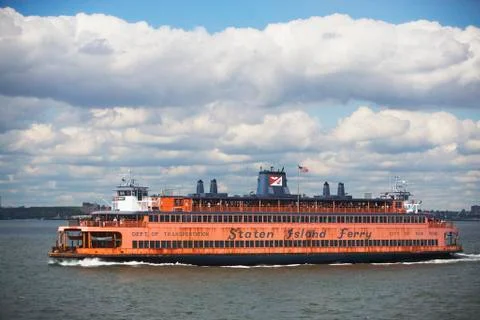 USA, New York City, Staten Island Ferry Stock Photos