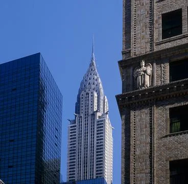 USA New York New York City NY NYC Chrysler Building 42nd Street North America Stock Photos