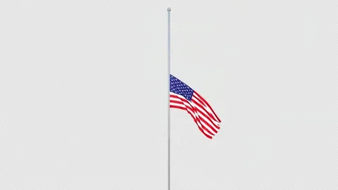 USA - Non-Loopable Flags - Pack 2 Stock Footage 141808070