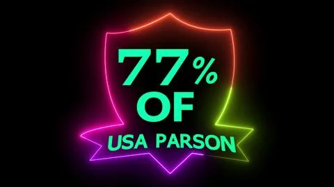 Usa parson statistics seventy seven per Stock Illustration