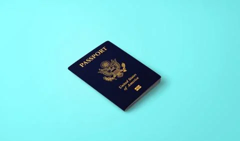 USA Passport.United States of America Passport Stock Photos