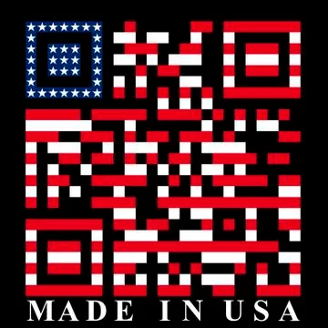 Usa qr code Stock Illustration