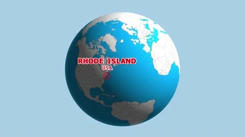 USA RHODE ISLAND ZOOM IN FROM SPACE Stock Footage 177567220