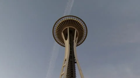 USA Seattle tower Stock Footage 11235332