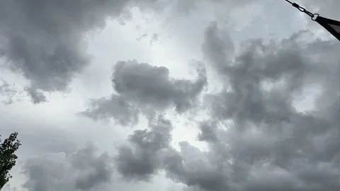 USA-Shaped Cloud Transforms Into an Eagle Over Colorado, Berthoud, Colorado, USA Stock Footage 339099705