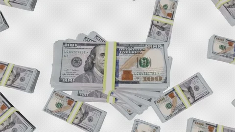USA Stack of Money Stock Footage 285314390