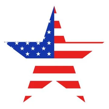 USA Star Stock Illustration