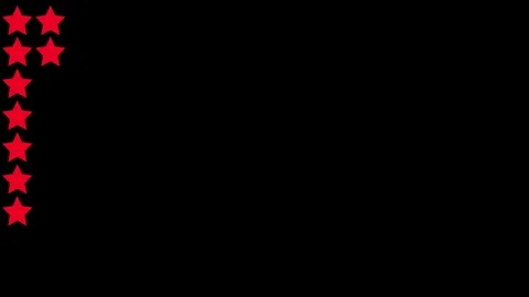 Usa Star Particles Wall Vídeo Stock 72698220