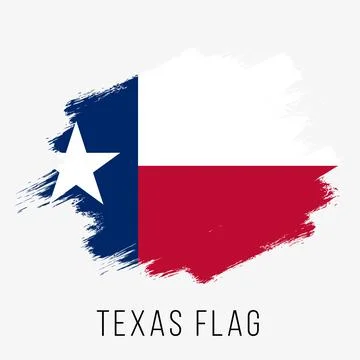 USA State Texas Vector Flag Design Template Stock Illustration