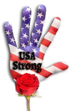 USA Strong. Stock Photos