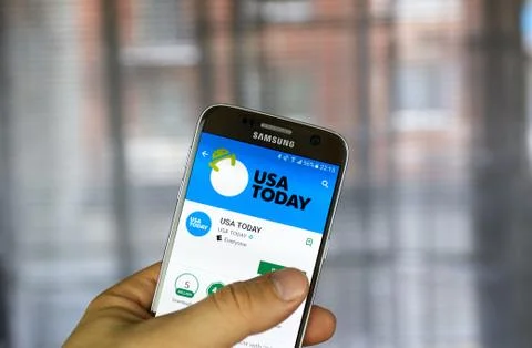 USA Today android application Stock Photos