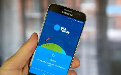 USA Today android application 写真素材