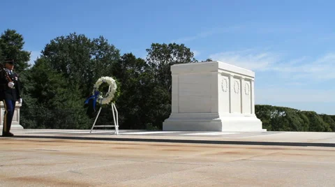 USA Tomb Of The Unknown Soldier Video stock 48456033
