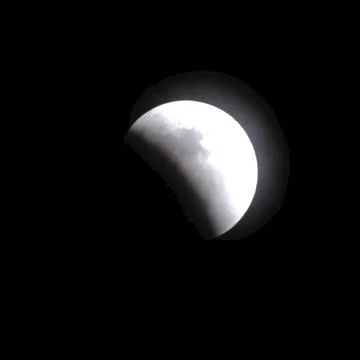 Usa Total Lunar Eclipse - Feb 2008 Stock Photos