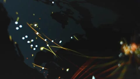 USA under cyber attack on world map. Video stock 277877606