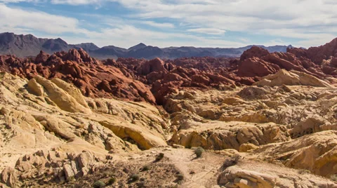 USA Valley of Fire View Time Lapse HD Stock Footage 37568614