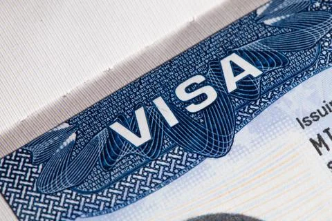 USA visa Stock-Fotos