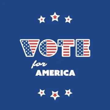 USA Voting Design Concept Stock Illustration