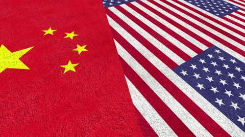 USA vs China Stock Footage 150643242