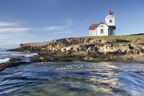 USA, Washington State, San Juan Islands, Patos Island, View of Patos Island Stock Photos