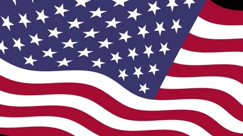  Usa Waving Flag Background Loop  Stockbeeldmateriaal 153702680