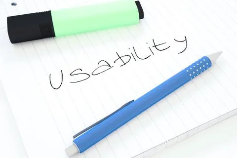 Usability Stock Illustration