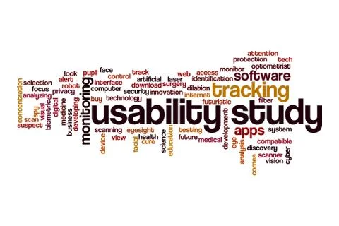 Usability study word cloud concept イラスト素材