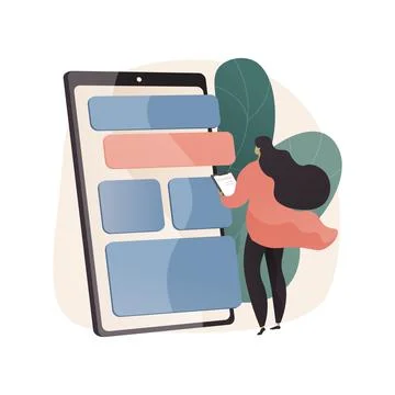 Usability testing abstract concept vector illustration. Stock Illustration